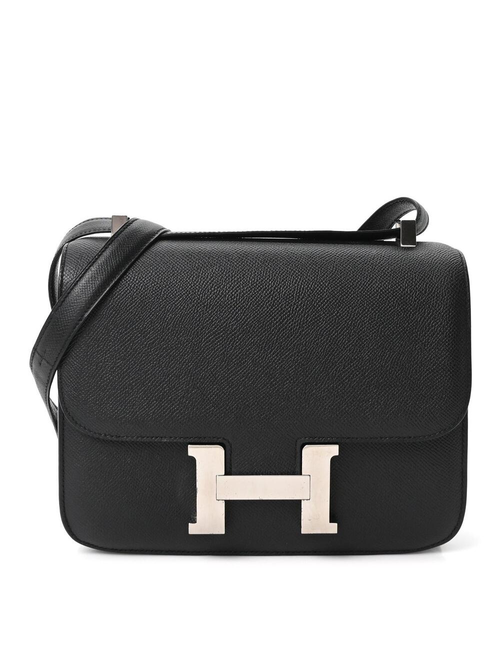 Hermes Epsom Constance 24 Black #300557H87B